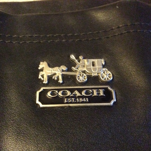 Coach leather purse high quality soft black leather - Picture 5 of 8